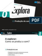 1 - Produção e Propagação Do Som