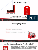 Adobe Acrobat DC Accessibility Training