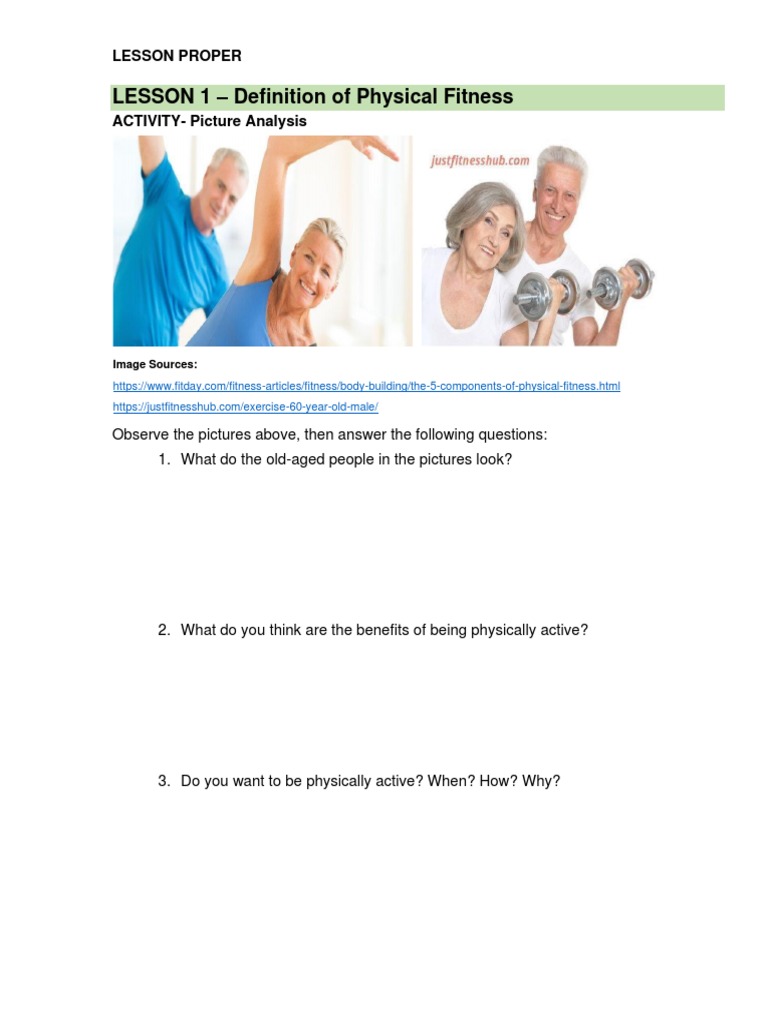 Understanding Physical Fitness Principles | PDF | Physical Fitness ...
