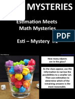 Estimation Meets Math Mysteries Esti - Mystery #1