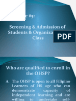 OHSP Presentation