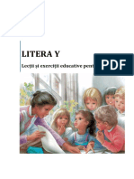 Litera Y: Lecții Și Exerciții Educative Pentru Copii