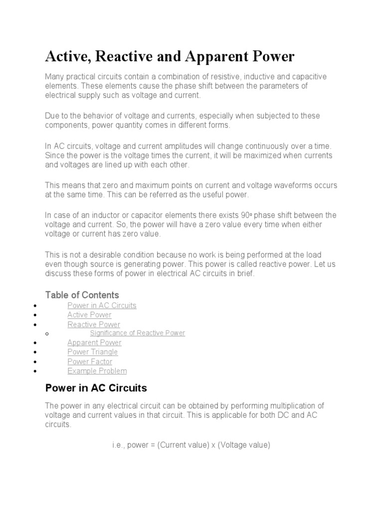 Electric Terms Definition PDF Ac Power Electrical Network