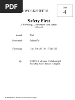 307 Unit FOUR - Safety First