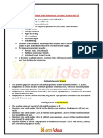 Xam Idea Exam Pattern and Marking Scheme Class 10. - CB1198675309