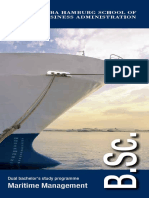 Maritime Management: Dual Bachelor S Study Programme