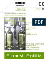 Fillstar M - Ecofill M: Riempitrice Isobarica