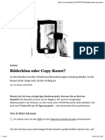 Bilderklau Oder Copy-Kunst? - Republik