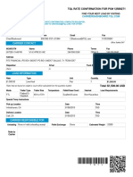 TQL Rate Confirmation for PO# 12569271