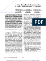 A Novel Single-Stage Buck-Boost Transformerless Inverter for 1-ϕ Grid-Connected Solar PV Systems