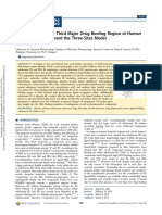 Subdomain IB Is The Third Major Drug Binding Region of Human Serum Albumin: Toward The Three-Sites Model