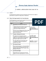 1.2.0 Electricity Supply Application For Load Up To 100A