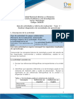 Guía de Actividades y Rúbrica de Evaluación - Fase 2 - Realizar Diágnostico de Necesidades de Aprendizaje