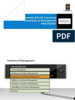 Sixth/ Seventh Semester B.E (All Branches) Essentials of Management HSS-302/401