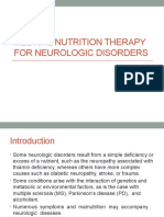 Medical Nutrition Therapy For Neurologic Disorders