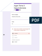 Ulangan Tema 3 Bahasa Indonesia