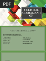 Cultural Globalization