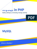 Lec 06 MySQL in PHP PDF