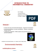 Introduction To Environmental Chemistry PDF