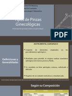 Tipos de Pinzas Ginecológicas