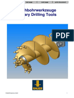 Bauer Drilling Toolsbohrwerkzeuge