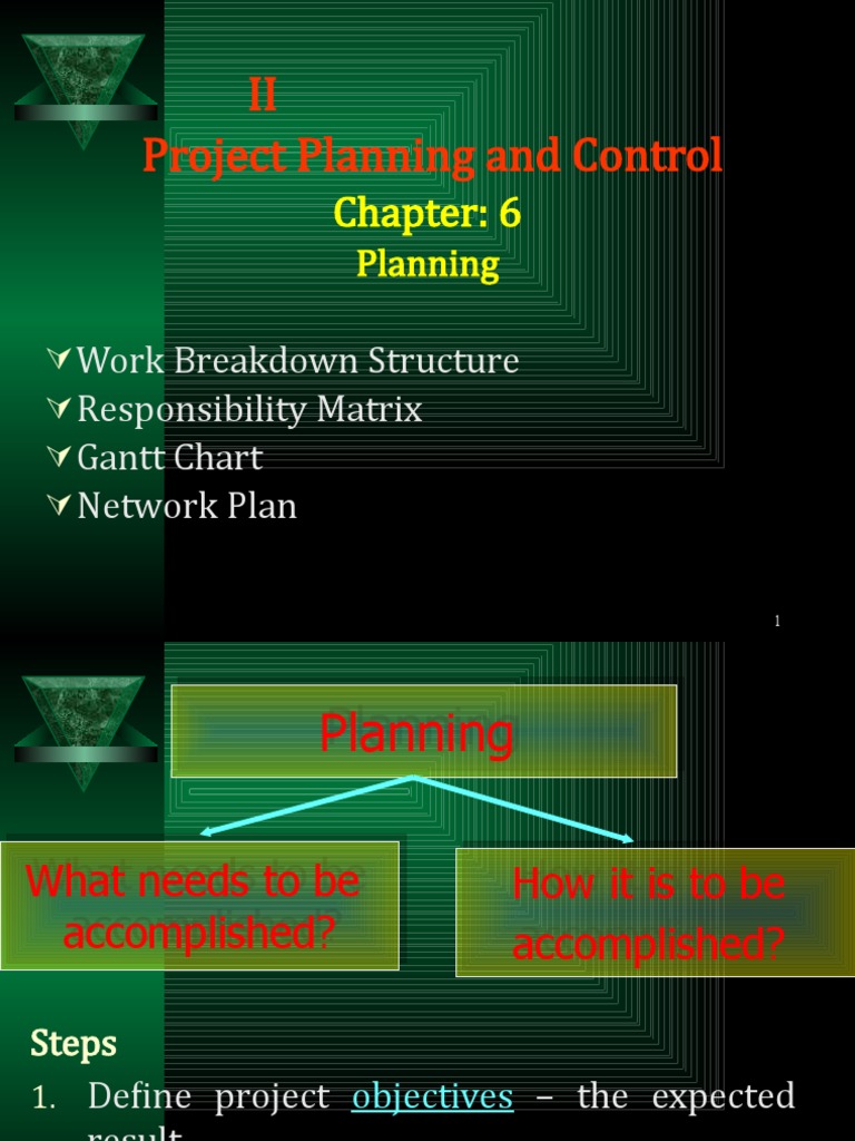 Ch06 Project Management - Planning | PDF | Systems Theory | Information