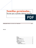 5-Semillas germinadas y recetas que se pueden elaborar con ellas