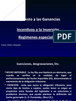 Incentivos Fiscales Imp A Las Ganancias