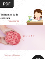Trastorno de La Escritura Disgrafía