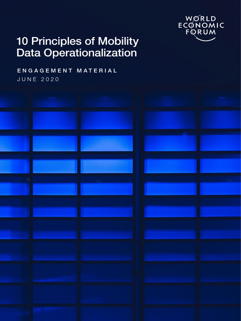 WEF Data Operationalization Principles Design 2020 | PDF | Privacy ...