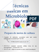4 Técnicas Básicas em Microbiologia