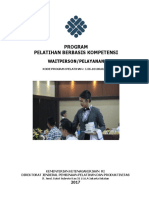 Program Pelatihan Berbasis Kompetensi: Waitperson/Pelayanan