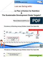 How Are We Faring With:: The Philippine Plan of Action For Nutrition & The Sustainable Development Goals Targets?
