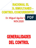 Es Racional El Control Simultaneo - Control Concurrente NOV.2020 - Dr. Miguel Aguilar