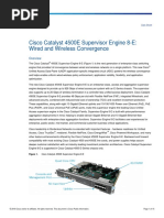 Cisco Catalyst 4507R-E Switch Overview | PDF | Telecommunications ...
