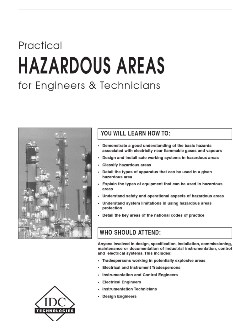 Hazardous Areas Safety Engineering