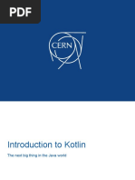 Introduction To Kotlin