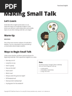 Making Small Talk: Let's Learn