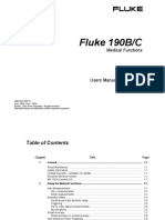 Fluke 190B /C: Medical Functions