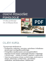 Osnovi Pedagoske Psihologije 2017-18