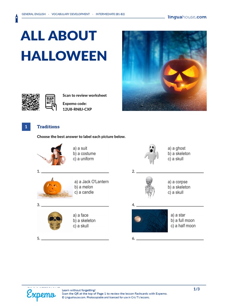 All About Halloween British English Student Ver2 PDF PDF Halloween