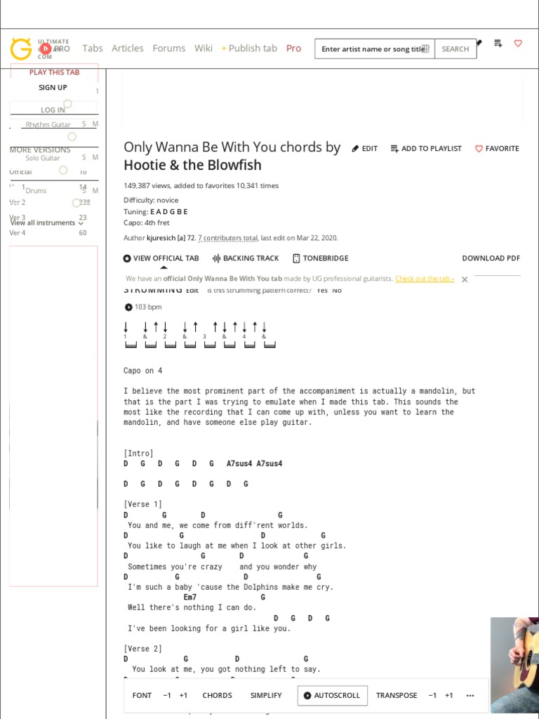 only wanna be with you post malone guitar chords