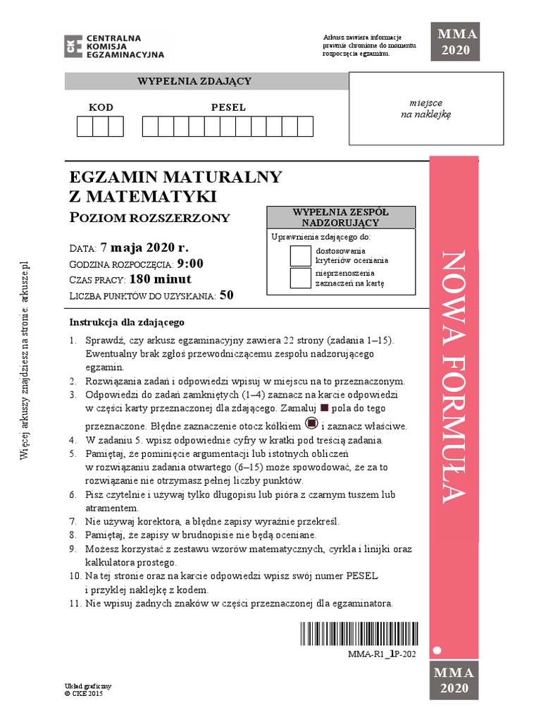 Nowa Era Matura Próbna 2020 Arkusze Pdf
