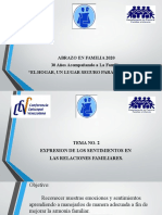 Presentación P.P. 2do. Tema .Expresión de Los Sentimientos en Las Relaciones Familiares