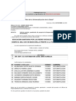 EDUCACIÓN SANITARIA SOBRE EL PELIGRO DEL MAL USO DE MASCARILLA FRENTE A LA PANDEMIA COVID-19. Final