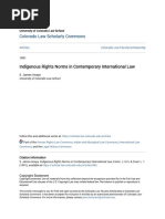 Anaya James. Indigenous Rights Norms in Contemporary International Law PDF