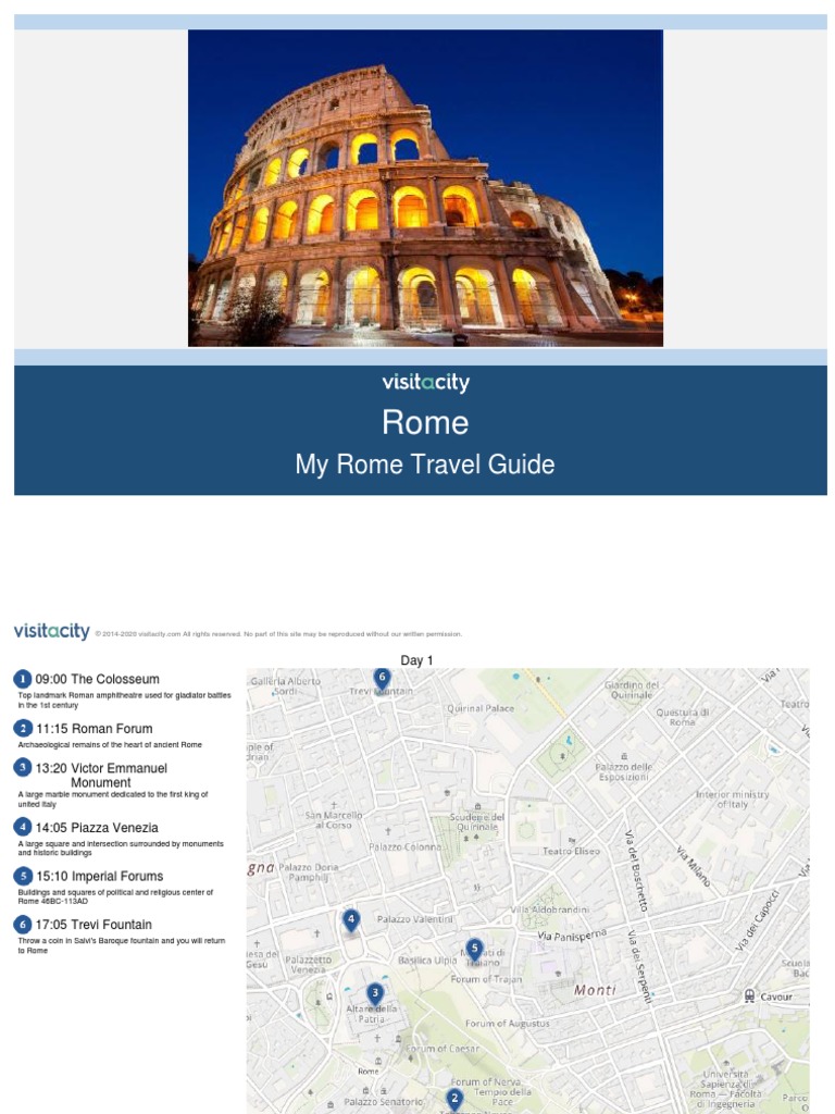 My Rome Travel Guide | PDF | Pope | Sculpture