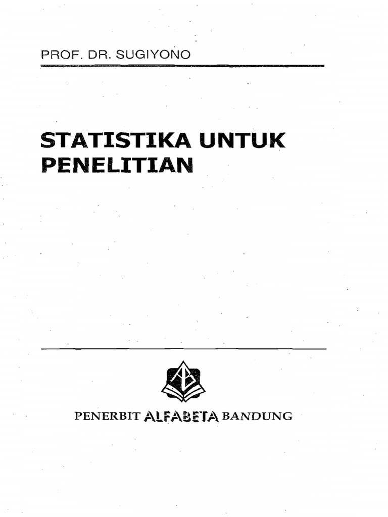 Statistika Untuk Penelitian Sugiyono Pdf Pdf