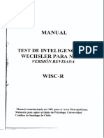 Anon - Manual Test De Inteligencia Wechsler Para Ninos