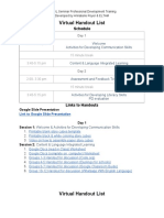 TESOL Virtual Handout List